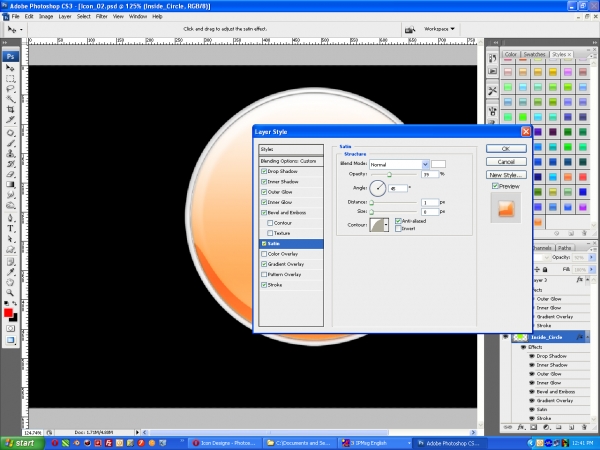 Creation of leaf icon: Step 15